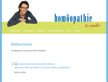 Tablet Screenshot of homoeopathieundmehr.ch
